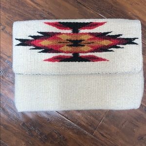 NWOT saddle blanket clutch